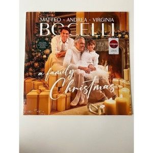 Matteo Andrea Virginia A Family Christmas LP NEW SEALED Target Blue Vinyl Bonus